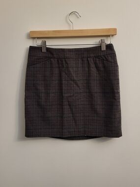Smart Set Gray Plaid Mini Skirt